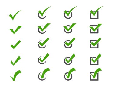 Oylama işareti simgesi simgesi