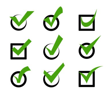 Oylama işareti simgesi simgesi