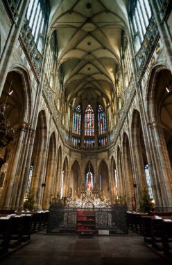 st. vitus Katedrali Prag iç