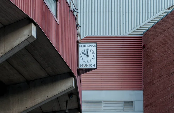 MANCHESTER, INGLÂNDIA: Estádio Old Trafford — Fotografia de Stock