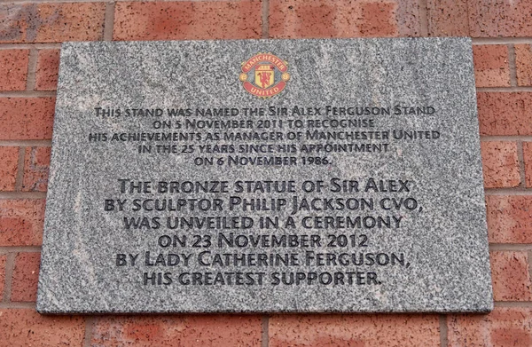 MANCHESTER, INGLATERRA: Estadio Old Trafford — Foto de Stock