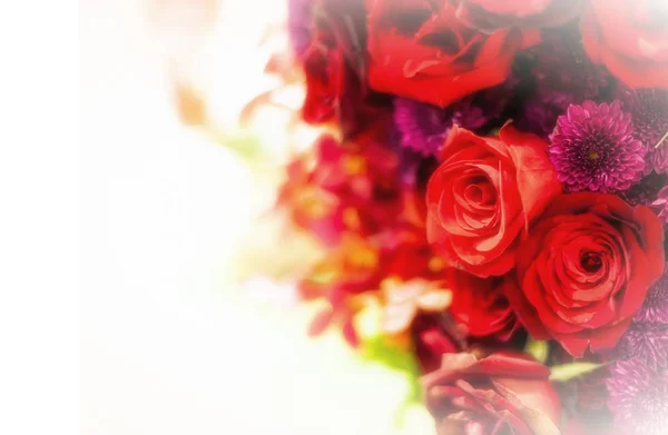 Mooie bloem achtergrond / wallpaper gemaakt met kleurenfilters — Stockfoto