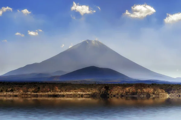 Japanische Landschaft mit Mount Fuji — Stockfoto