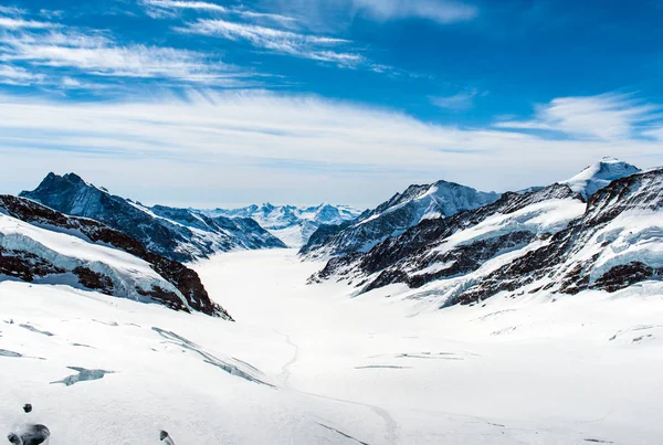 Svájci hegy, a Jungfrau, Svájc, — Stock Fotó