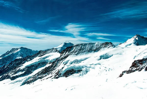 Švýcarské hory Jungfrau, Švýcarsko, — Stock fotografie