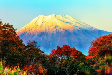 Fuji Mountai bir görüntü