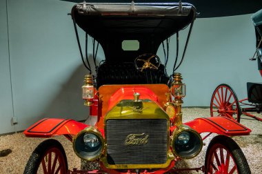 Reno, Nevada - 30 Aralık 2016: Vintage arabalar Ulusal a