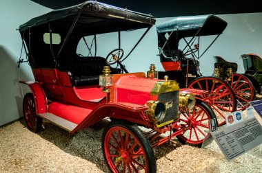 Reno, Nevada - 30 Aralık 2016: Vintage arabalar Ulusal a