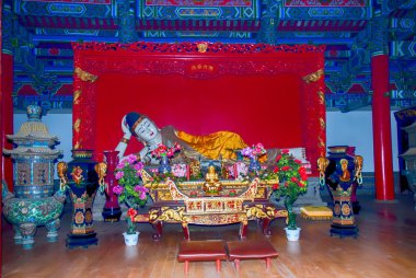 Çin, Shaolin - Ekim 28, 2007. Shaolin Monaste keşiş