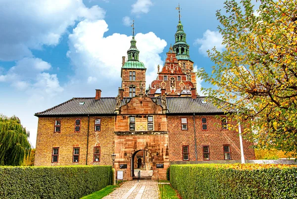 Castillo de Rosenborg en la capital danesa Copenhague — Foto de Stock