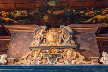 Kopenhag, Danimarka, 18 Kasım 2019: Rosenbor 'da kraliyet mücevherleri