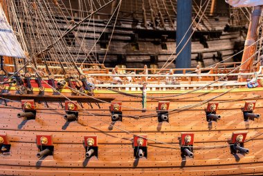 Stockholm, İsveç - 27 Ekim 2019: Stockho 'daki Vasa Müzesi