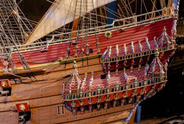 Stockholm, İsveç - 27 Ekim 2019: Stockho 'daki Vasa Müzesi