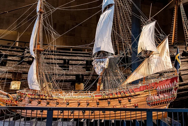 Stockholm, Zweden - 27 oktober 2019: Het Vasamuseum in Stockho Stockfoto