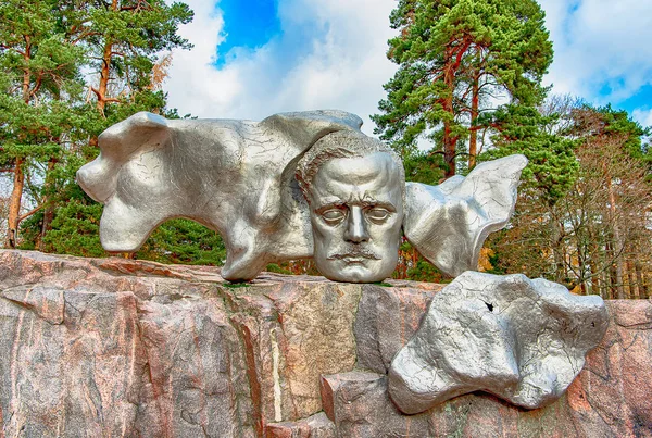 Helsinki, Finland - 27 oktober: Jean Sibelius Monument in Helsi — Stockfoto