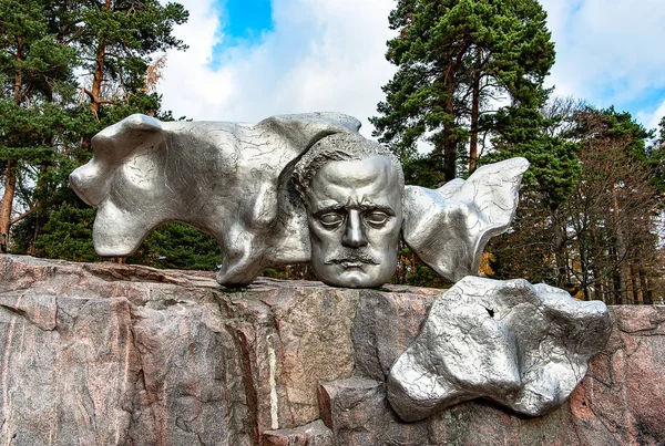 芬兰赫尔辛基- 10月27日：Jean Sibelius纪念碑 — 图库照片