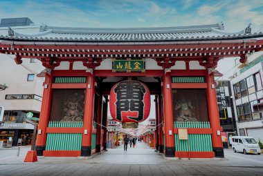 Asakusa, Tokyo, Japonya 15 Ocak 2020 