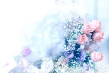 Yumuşak renk Güller Arkaplan Retro filtresiName.