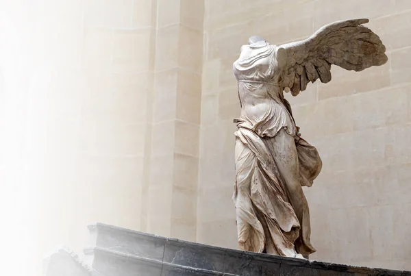 Paris France Avril 2015 Victoire Ailée Samothrace Dite Nike Samothrace — Photo