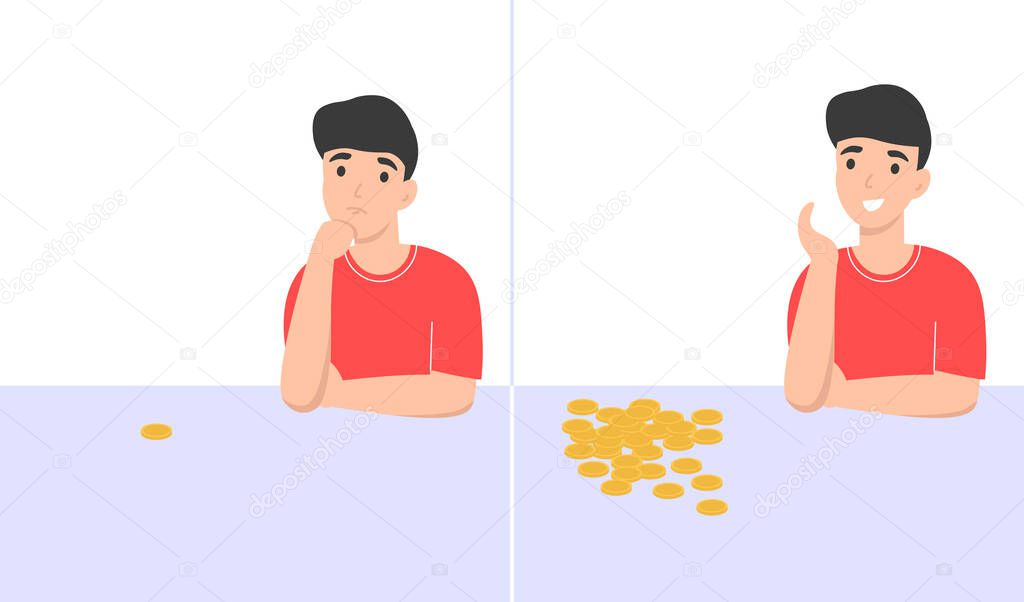 Poor And Rich Man Broke And Wealth Character Idea For A New Business Flat Vector Cartoon Modern Illustration Isolated White Background Premium Vector In Adobe Illustrator Ai Ai Format Poor And Rich Man Broke And Wealth Character Idea For A New Business Flat Vector Cartoon Modern Illustration Isolated White Background Premium Vector In Adobe Illustrator Ai Ai Format