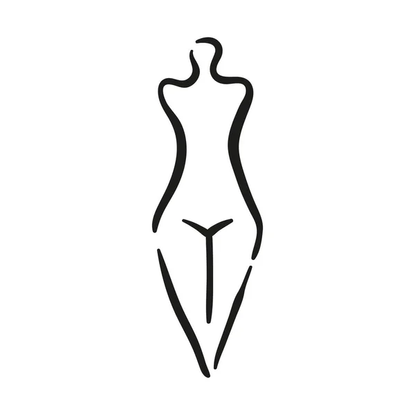 大母女神の母系考古学女性のシンボル. — ストックベクタ