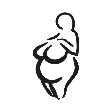 Büyük Tanrıça 'nın ana arkeoloji kadın sembolü.. 