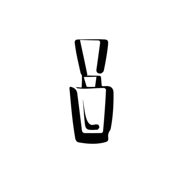 Parfum parfum sticla schita pe fundal alb — Vector de stoc