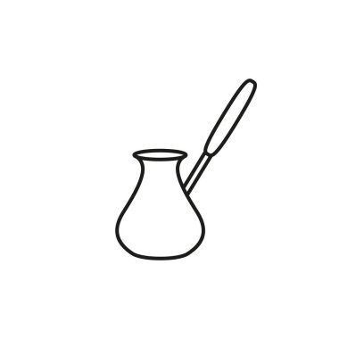 Beyaz arkaplanda koyu kahve ikonu