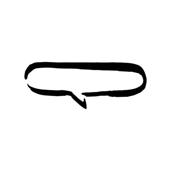 Dialoog praten chat zeepbel illustratie op witte achtergrond — Stockvector