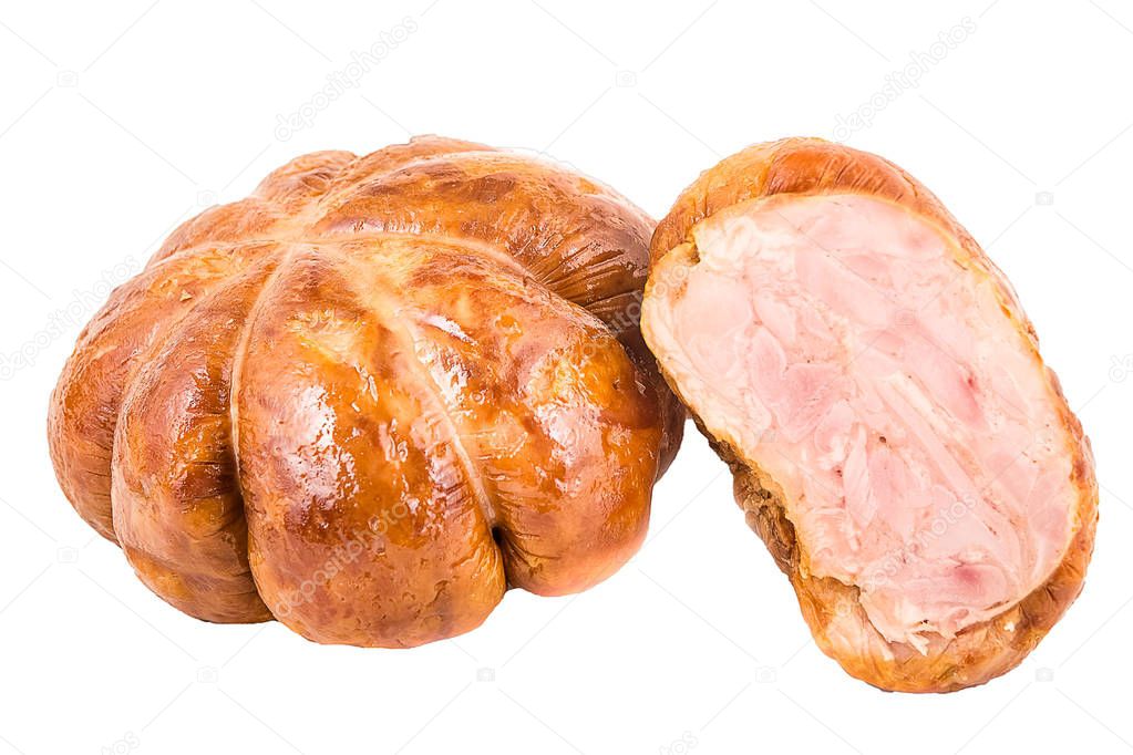 Sausage Juicy Appetizing Meat Pink Beautiful Structure Chicken Beef