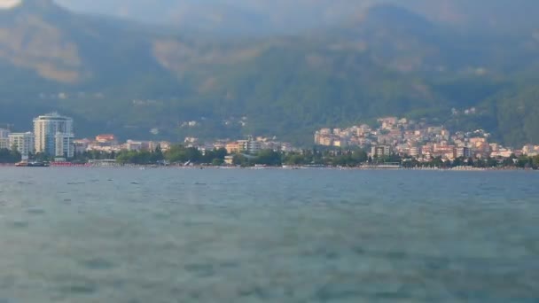 Budva stadt montenegro — Stockvideo