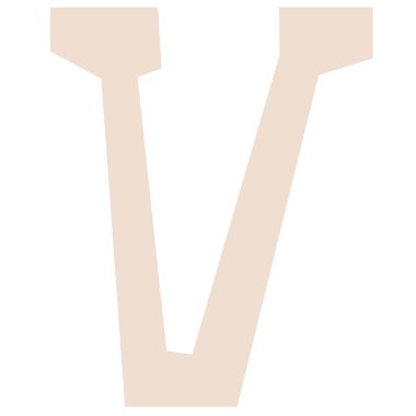 beyaz arkaplanda karikatür harfi izole edildi 