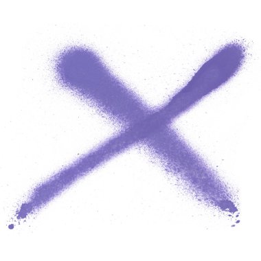 beyaz arkaplanda izole edilmiş suluboya sembolü 