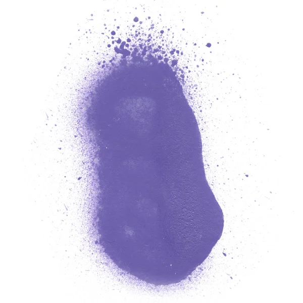白色背景上孤立的水彩画紫罗兰符号 — 图库照片