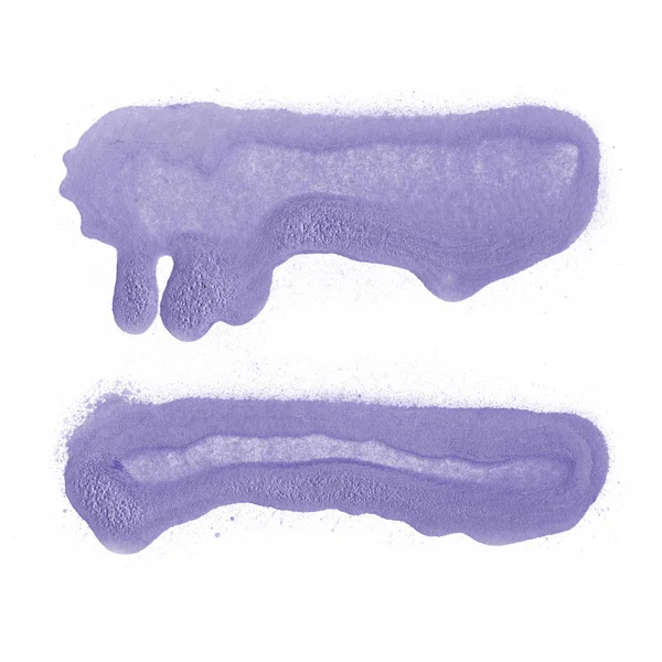 白色背景上孤立的水彩画紫罗兰符号 — 图库照片