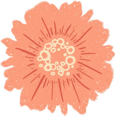 Sevgililer Günü Klipsli sanat ve bayram kartpostalları için illüstrasyon. İzole edilmiş beyaz arkaplanda elle boyanmış resimler