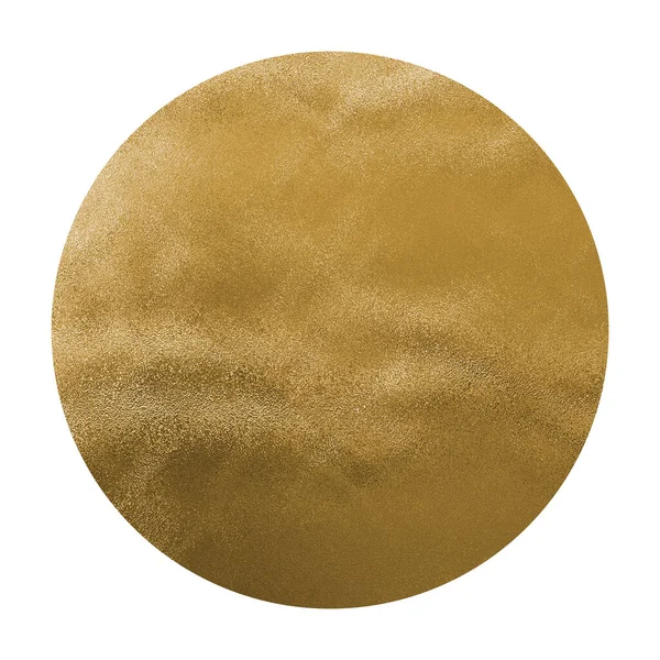 金箔形状和纹理用于白色孤立背景上的装饰 金相框 — 图库照片