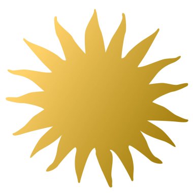 Clipart ve dekor için parlak eğimli düz öge