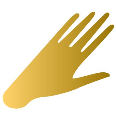 Clipart ve dekor için parlak eğimli düz öge