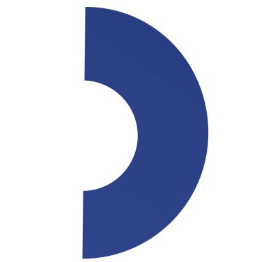 Clipart ve dekor için parlak eğimli düz öge