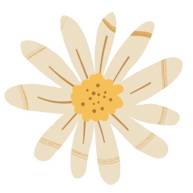 Arka planda çiçeğin güzel çizimi