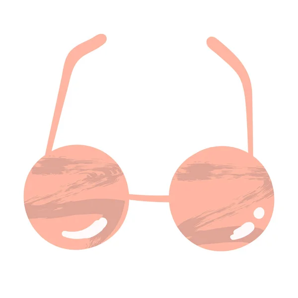 Ilustracja Różowych Okularów Tle — Zdjęcie stockowe