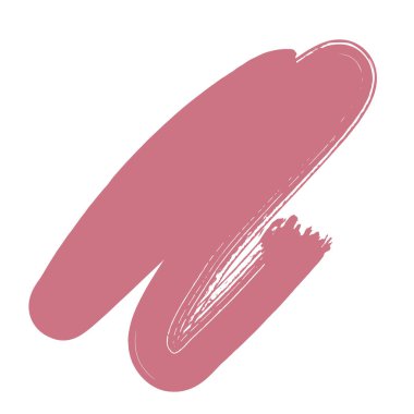 pembe fırça darbesi beyaz arkaplanda izole