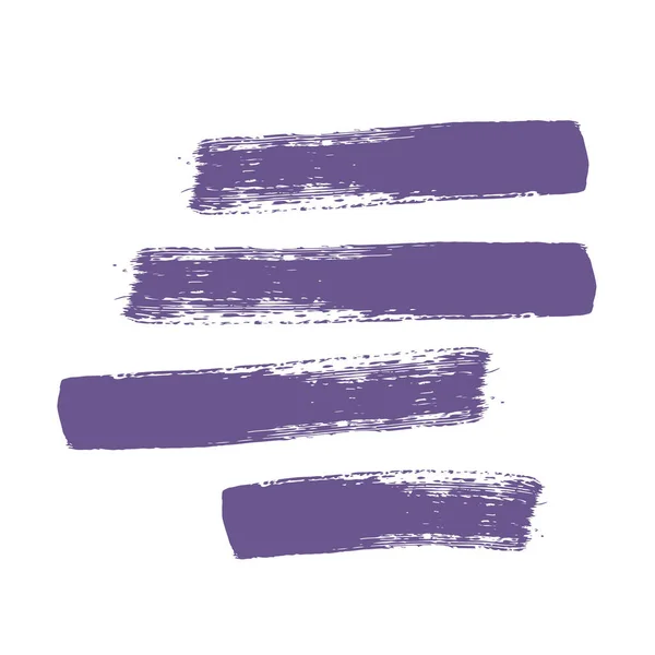 Фиолетовая Кисть Белом Фоне — стоковое фото