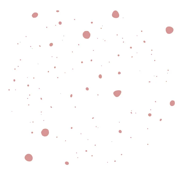 Ілюстрація Візерунка Рожеві Плями Фарби Ізольовані Білому — стокове фото
