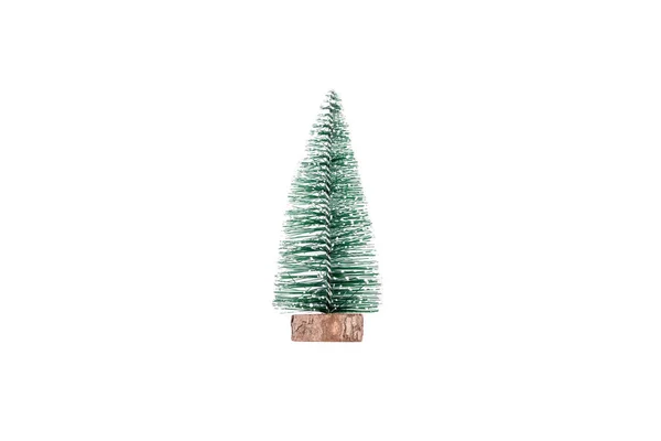 Arbre de Noël isolé sur fond blanc. — Photo