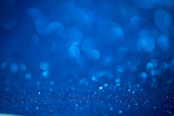 Fondo de brillo azul con bokeh . — Foto de Stock