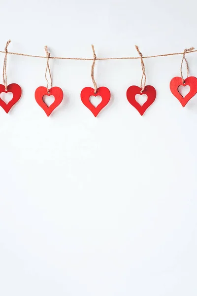 День святого Валентина украшения с орнаментами в виде сердец . — стоковое фото