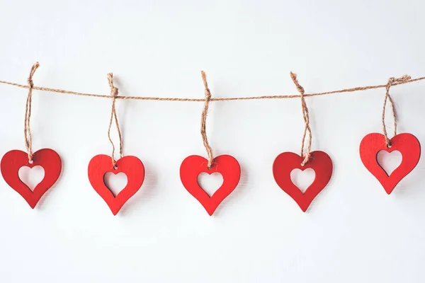 День святого Валентина украшения с орнаментами в виде сердец . — стоковое фото
