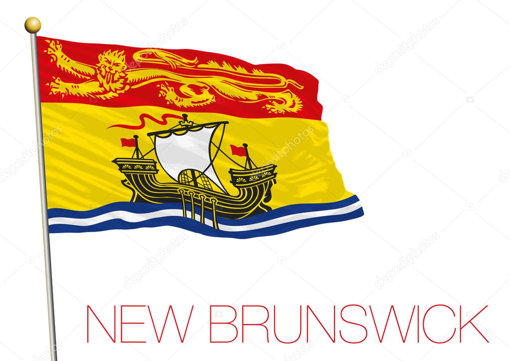 New Brunswick flag, Canadian territory